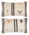 14"x24" SET OF 2 - Kilim Cushion Covers. Lumbar Pillows. A pair of Pillowcases For Sale