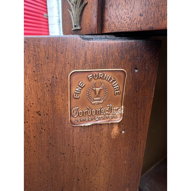 Gordon’s Inc.classic Neoclassical Fine Furniture French Empire Style Nightstands - A Pair For Sale - Image 11 of 11