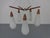 Danish Teak and Glass Spider Ceiling Lamp, Denmark, 1960s For Sale - Image 4 of 17