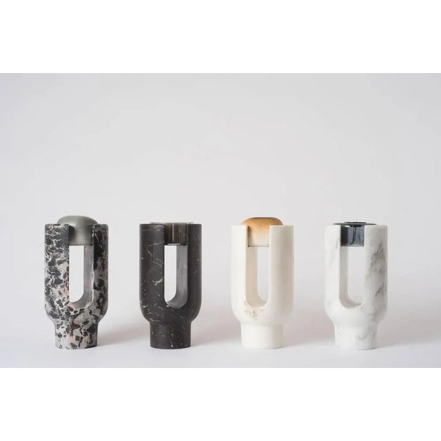 St Laurent Lyra Candleholder by Dan Yeffet For Sale - Image 9 of 10
