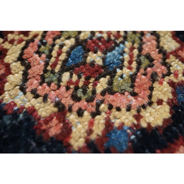 Antique Hand Made Heriz Persian Rug For Sale In Washington DC - Image 6 of 12