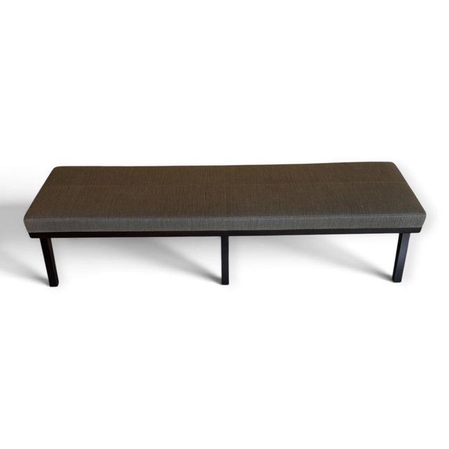 Holly Hunt Holly Hunt Hadrien Bench by Jean-Michel Wilmotte For Sale - Image 4 of 7