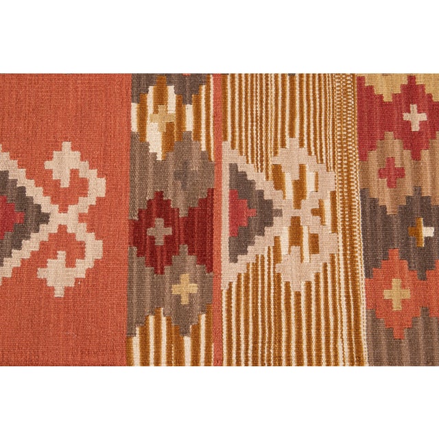 21st Century Modern Kilim Rug 4 '9'' X 6' 8'' For Sale - Image 9 of 13