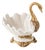 Hollywood Regency Sculptural Porcelain Swan Bowl For Sale - Image 16 of 16