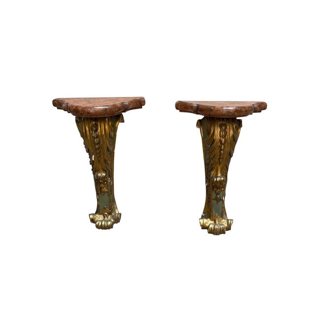Antique Wooden Shelves, Set of 2 For Sale - Image 9 of 9