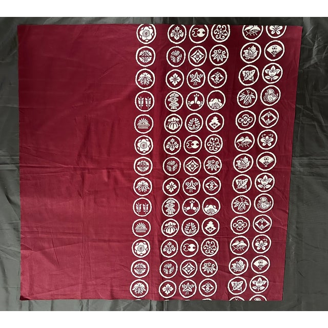 This Japanese Furoshiki wrapping cloth is a decorative and practical textile. Use it as a cloth for a small table, as a...