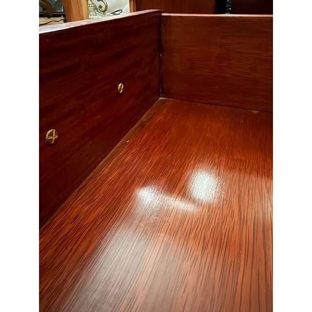 1930s Heritage-Inspired Bespoke Dresser With Architectural Corner Details For Sale - Image 9 of 12