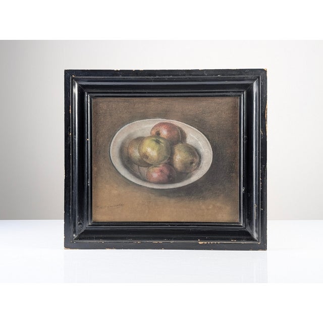Johan Hendrik Baartscheer, Still Life II, Pastel Drawing, Early 20th Century For Sale - Image 6 of 10