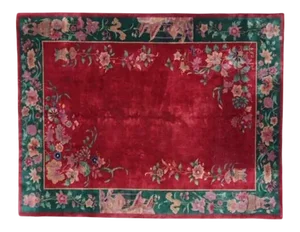 1920's Antique Nicholas Chinese Rug, 9' X 11'6"