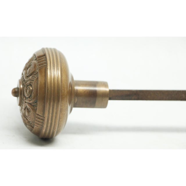 Pair of Reading Columbian Bronze Door Knobs For Sale - Image 4 of 4
