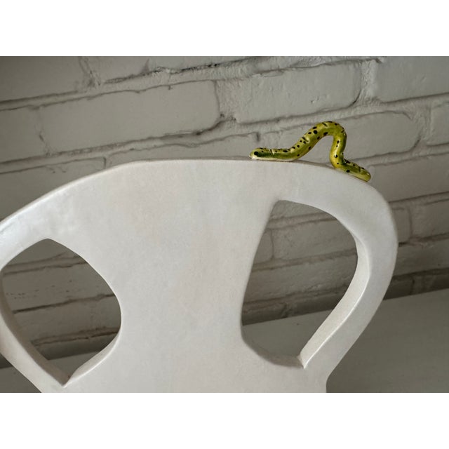 Contemporary Quirky Left / Right Pair of Handmade Silhouette Vases For Sale - Image 3 of 4