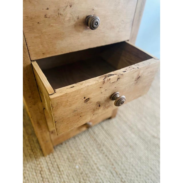 Brown Small French Chest of Drawers For Sale - Image 8 of 11