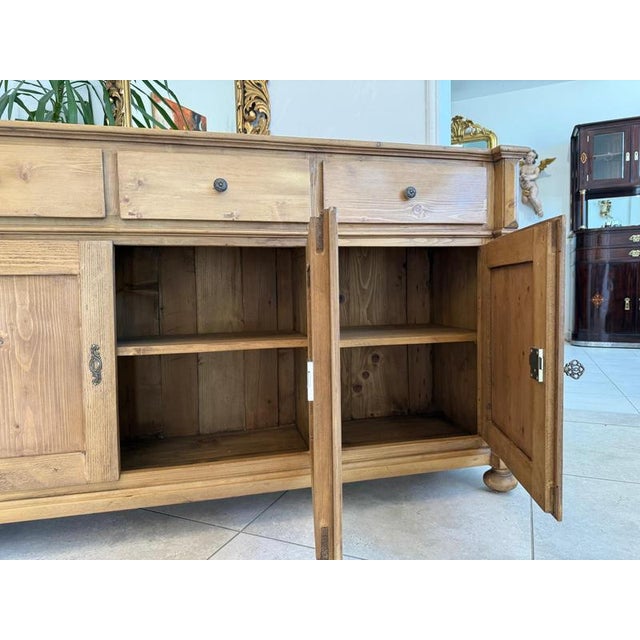 Gründerzeit Apothecary Cabinet in Spruce For Sale - Image 11 of 14