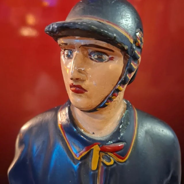 Contrade Senesi Jockey Figures by Giuggioli, Set of 2 For Sale - Image 9 of 13