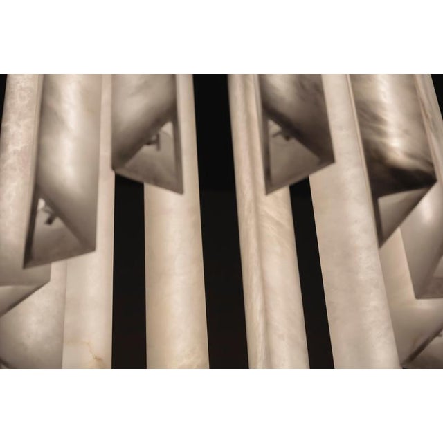 Not Yet Made - Made To Order Triangular Tube Pendant Lamps by United Alabaster, Set of 12 For Sale - Image 5 of 18