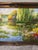 Late 20th Century Large Oil Painting on Canvas With Beautiful Ornate Frame For Sale - Image 10 of 10