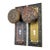 Antique American Bronze Door Knobs With Door Plates - 5 Pieces For Sale