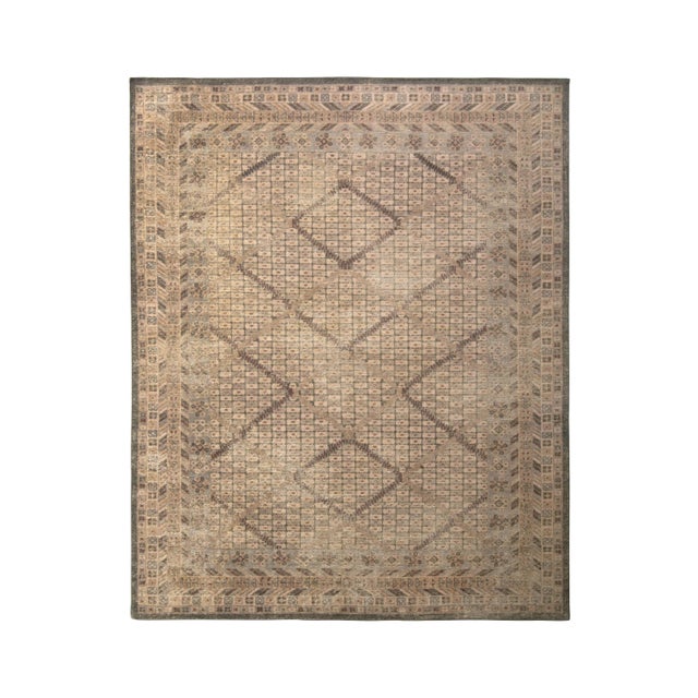 Textile Rug & Kilim’s Distressed Otto Rug in Brown, 10x14 For Sale - Image 7 of 7