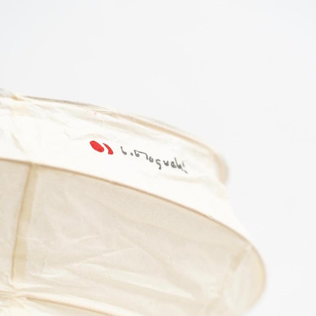 Akari Ceiling Lamp 31n attributed to Isamu Noguchi, 1990s For Sale - Image 11 of 13