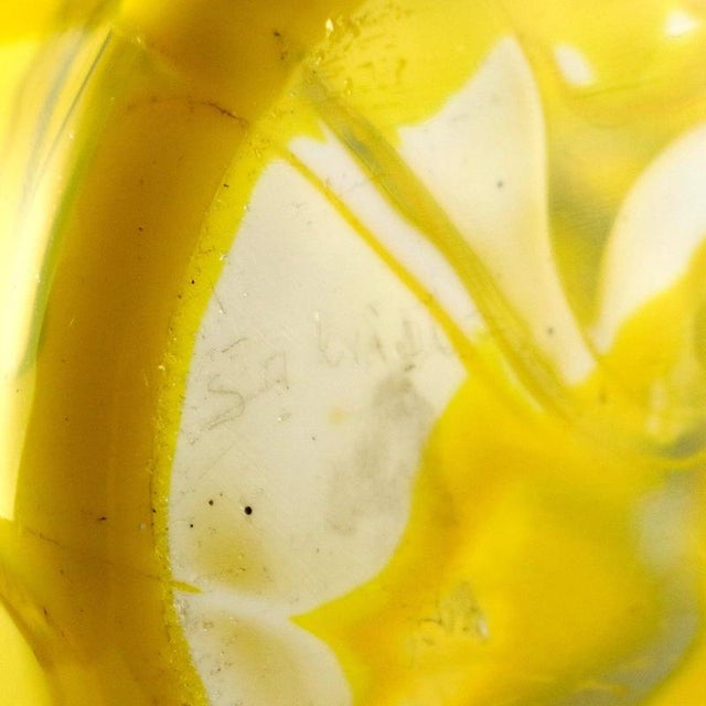 Glass Vase aby Salviati Murano For Sale - Image 10 of 11