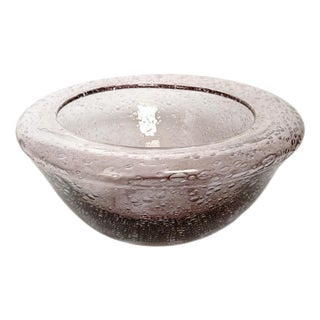 Biot Bubble Glass Salad Bowl or Catchall, France, 1970s For Sale