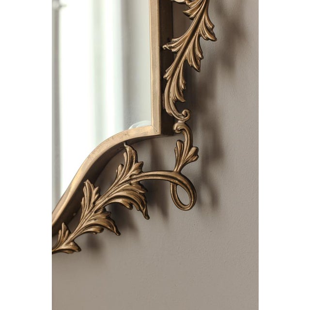 Gold Vintage Italian Gilt Mirror For Sale - Image 8 of 10