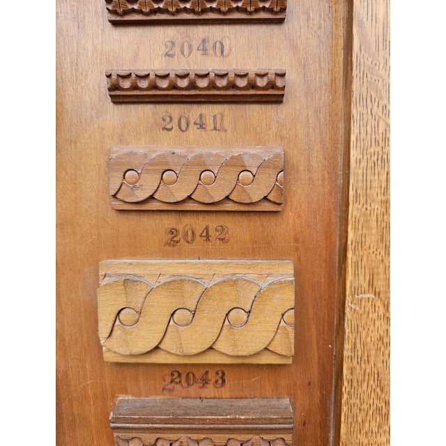 Mercantile Architectural Wood Molding Trim Display (Panel A) For Sale - Image 10 of 11
