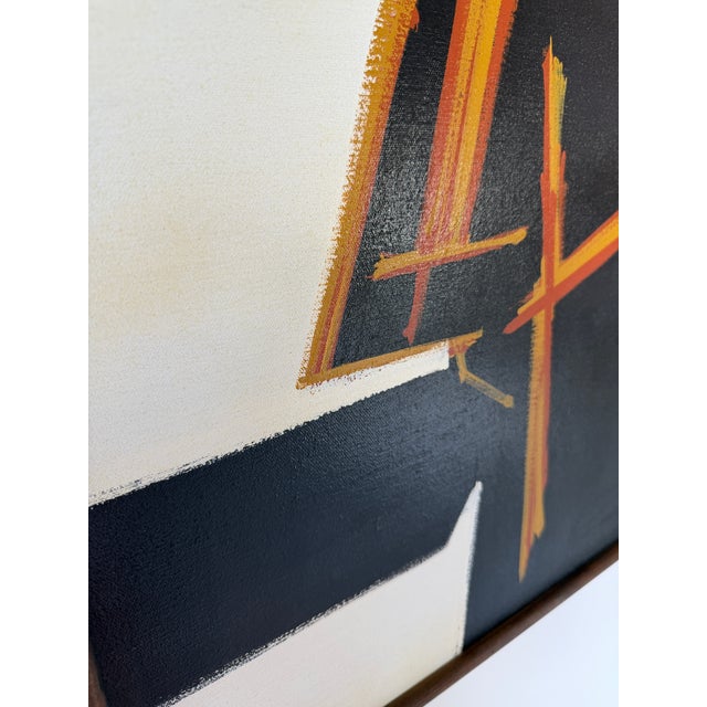 Taogaea (Eddie Powell, 1938–2012) Abstract Expressionist Oil Painting on Canvas - Framed For Sale - Image 12 of 15