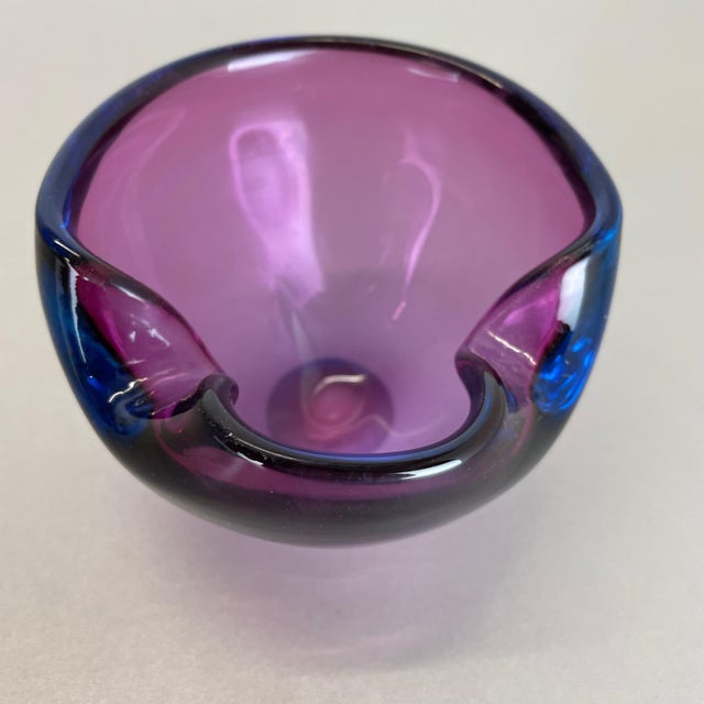 Purple Purple Murano Glass Ashtray, Italy, 1970s For Sale - Image 8 of 18
