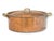 Farmhouse Large 19th Century French Hammered Copper Pot w/ Lid For Sale - Image 3 of 7