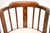 Brown Antique Edwardian Inlaid Walnut Armchairs, 1900, Set of 2 For Sale - Image 8 of 11
