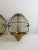 Vintage Wall Lights in Glass and Brass, 1960s, Set of 2 For Sale - Image 4 of 10
