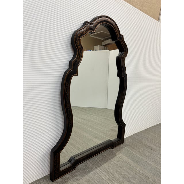2010s Sunrise Home Queen Anne Wall Mirror For Sale - Image 5 of 12
