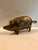 Vintage Contemporary Solid Brass Pig Figurine For Sale - Image 13 of 17