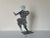 Vintage Metal Football Player Art Sculpture For Sale - Image 4 of 13
