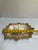 Antique 1880s Dolton Burslem England Hand Painted Reticulated Floral Gold Trim Serving Dish For Sale - Image 13 of 18