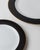 Vintage Black and White Porcelain Dinnerware Set with Gold Rim from Eschenbach Bavaria, Germany, Set of 26 For Sale - Image 12 of 17