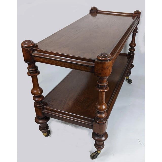 19th Century French Louis Philippe Two-Tier Bar Cart For Sale In Birmingham - Image 6 of 6