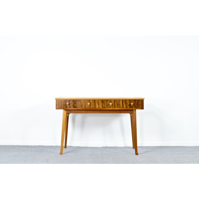 Mid-Century Modern Walnut Console Table from Morris of Glasgow For Sale - Image 11 of 11