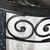 Art Deco Demilune Wrought Iron Spiral Motif & Porto Marble Inset Console Table For Sale - Image 11 of 13
