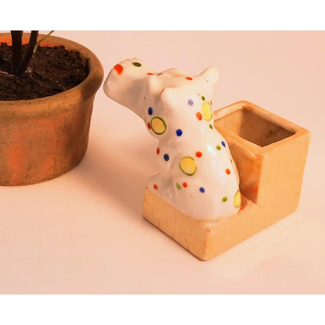 African Vintage House Hippo Holder Japan For Sale - Image 3 of 11