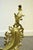 Early 20th Century Antique French Louis XV Rococo Style Bronze Brass Acanthus Andirons - A Pair For Sale - Image 5 of 11