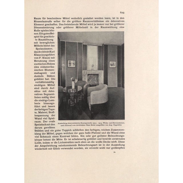 Wood Art Nouveau Chair by Hans Bolek for August Ungethüm For Sale - Image 7 of 16