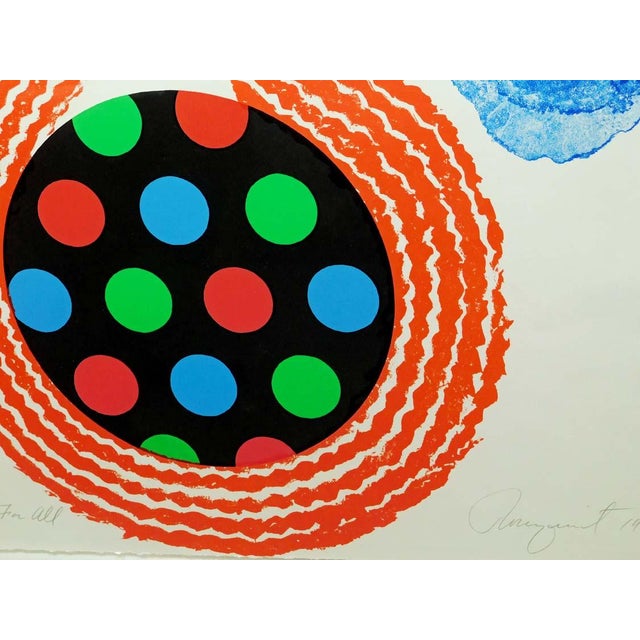 James Rosenquist "A Free for All" Hand Signed LTD Ed Lithograph Original Framed For Sale In Denver - Image 6 of 8