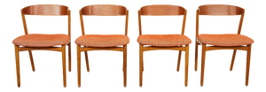 Teak Model 206 Dining Chairs from Farstrup, Set of 4