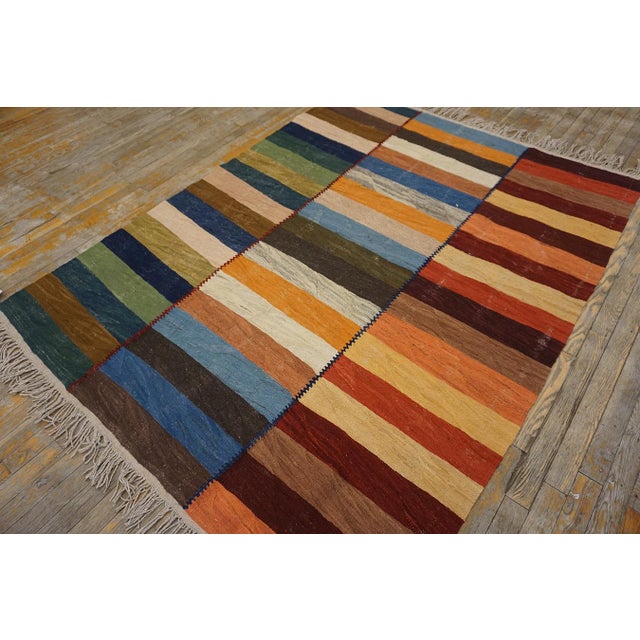 Contemporary Contemporary Persian Flat-Weave For Sale - Image 3 of 15