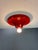 Red Vintage Italian Red Metal Light by Achille Castiglioni for Flos, 1970s For Sale - Image 8 of 18