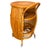 Brown Italian Mid Century Rattan & Bamboo Barrel Bar Cart For Sale - Image 8 of 11