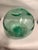 Large Japanese Antique Aqua Glass Fishing Float For Sale - Image 4 of 7