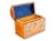 Wood Antique English Burlwood Box W/ Brass Mounts For Sale - Image 7 of 8